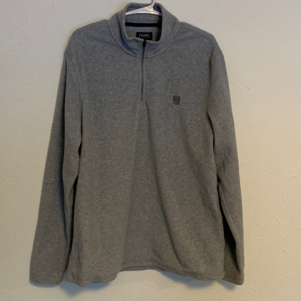 Chaps Women's Gray Quarter-Zip Sweatshirt